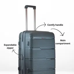 Ligo Bags Hard Sided Cabin Trolley Bag image 2