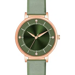 SZN Women Dial & Leather Straps Analogue Watch Ritik GreenF-image-41