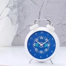 Archies White & Blue Majestic Evil Eye Table Clock-picture-19
