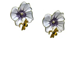 AVANT-GARDE PARIS Gold-Plated Floral Shaped Studs image 5