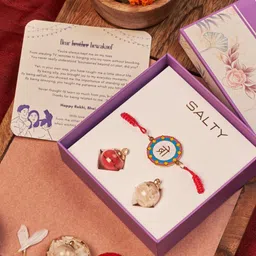 SALTY Men Pack of 5 Bro Code Rakhi Gift Set image 4