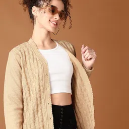 V-Mart Women Cable Knit Cardigan-picture-11