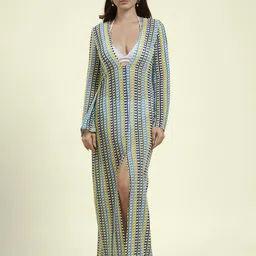 Noroke Women V-Neck Maxi Dress-picture-21