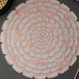 Dakshya Industries 2-Pcs Printed Round Table Placemats-picture-32