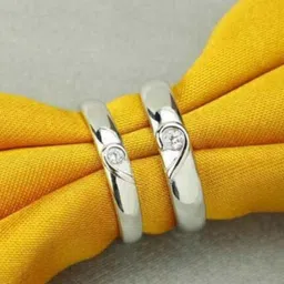 Ringzinnie Set Of 2 Stones Studded Couple Adjustable Finger Rings-picture-28