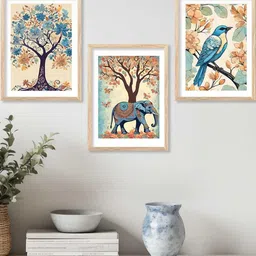 WALLLANE Birds and Animals Wood Wall Art image 3