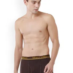 Rupa Macroman Men's Cotton Assorted Solid Mini OE Trunks image 2