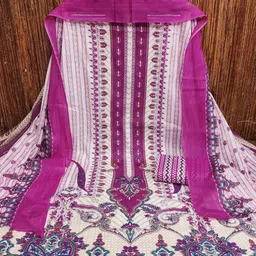 Rangtulika Ethnics Printed Unstitched Dress Material image 3