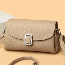 StyleCast Solid Structured Non-Detachable Sling Strap One Handle Sling Bag-picture-17