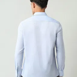 AD By Arvind Men Textured Spread Collar Formal Shirt image 5