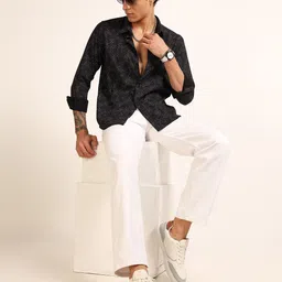 Bushirt Men Classic Printed Casual Shirt image 5