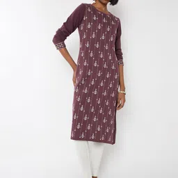 max Women Ethnic Motifs Printed Straight Kurta-picture-39