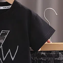 StyleCast x Revolte Boys Printed Round Neck Short Sleeves T-shirt With Shorts image 2