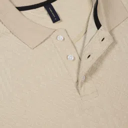 Thomas Scott Men Self Design Polo Collar Cotton T-shirt image 4