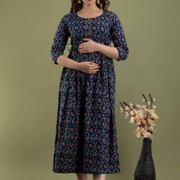 Ashvy Floral Printed Pure Cotton Kurti-picture-27
