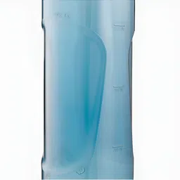 Quechua By Decathlon Blue & Black Single Plastic Solid Water Bottle image 4