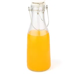 NATURALLY YOURS Transparent Single Glass Solid Water Bottle 1000 ml image 2