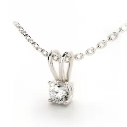 VALANOVA BIS Hallmark 14KT White Gold Diamond Pendant- 0.61 g image 5