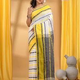 DESH BIDESH Woven Design Pure Cotton Taant Saree-picture-35