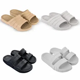 Feel alive Men Set of 4 Lightweight Flip Flops-picture-15