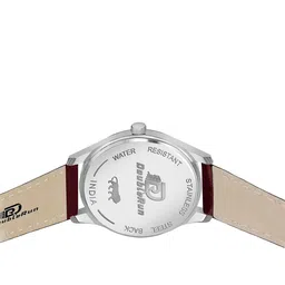 DOUBLERUN Men Embellished Dial & Leather Straps Analogue Watch H05N11024 image 3
