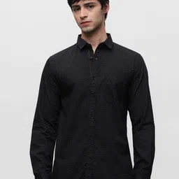 Klub Fox Men Slim Fit Opaque Printed Casual Shirt-picture-35