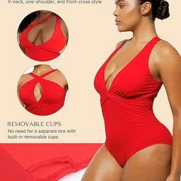 BEACH RIOT One-Shoulder Ruched Bodysuit image 4