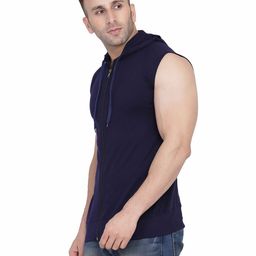 BEYOU FASHION Hooded Sleeveless Slim Fit T-shirt-picture-37