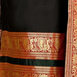 Vastukala Ethnic Motifs Round Neck Pure Cotton Straight Kurta With Trousers & Dupatta image 4