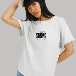 SZN Typographic Printed Round Neck Short Sleeves Casual T-shirt image 3