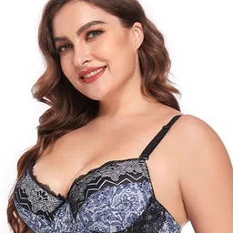 LULU & SKY Floral Bra Medium Coverage Lightly Padded image 2