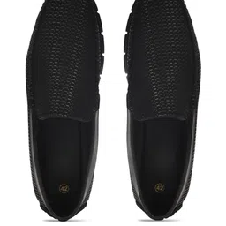 STEPHORN Men Embossed Faux Leather Slip-On Loafers image 4