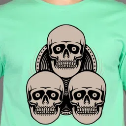 BRAWNY BATTLER Men Graphic Printed Round Neck Cotton T-shirt image 2