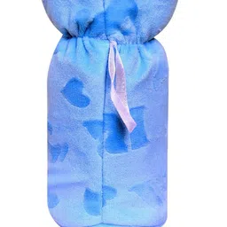 jingle kids Pack of 2 Premium Quality Stretchable Soft Velvet Attractive Overall Plain Color Prints Baby Feeding Bottle Cover Reusable Durable For With Holding Strap Suitable For 160ML 180ML 220ML 240ML 250ML Broad and Slim Neck Feeding Glass/Water Feeder Bottles image 3