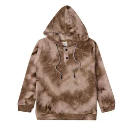 CAVIO Boys Abstract Printed Hooded Pullover Cotton Sweatshirt-picture-16