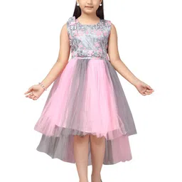 BAESD Floral Print Net Blouson Dress-picture-34