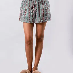 ETC Women Printed Lounge Shorts-picture-19