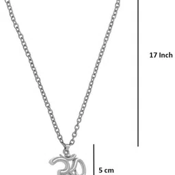 Utkarsh Silver-Plated Contemporary Pendants with Chains image 4