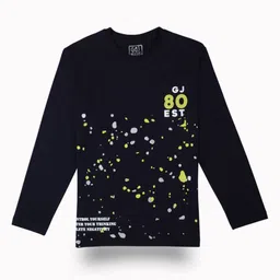 Gini and Jony Boys Graphic Printed Round Neck Cotton T-shirt-picture-27