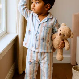 The Boo Boo Club Kids Printed Night suit-image-94
