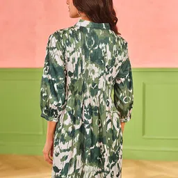 AND Floral Print A-Line Dress image 3
