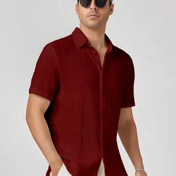 Color Bucket Spread Collar Standard Casual Shirt image 2
