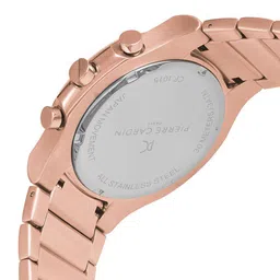 pierre cardin Men Stainless Steel Bracelet Style Straps Multi Function Watch CF.1015.MR.1 image 5
