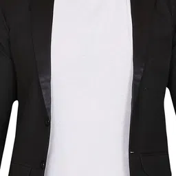 abc garments Men Solid Single Breasted Casual Blazer image 4