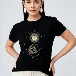 Requin Women Printed Relaxed Fit T-shirt-picture-12