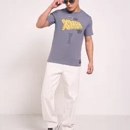 SF JEANS by Pantaloons Men Applique Slim Fit T-shirt image 5