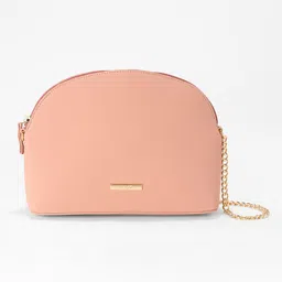 Forever Glam by Pantaloons PU Half Moon Sling Bag with Bow Detail-picture-19
