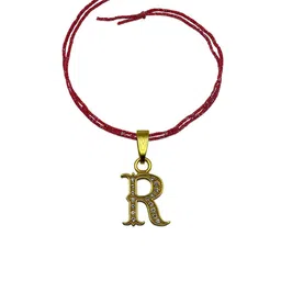 Digital Dress Room Gold Plated American Diamond Studded Thread Rakhi image 3