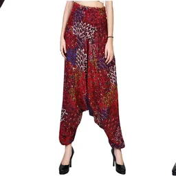 narnari Printed Rayon Women Harem Pants-picture-13
