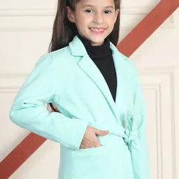 MINI & MING  Girls Long Sleeve Winter Coats With Waist Belt image 3